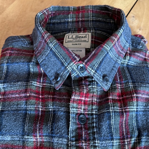 LL Bean | M Slim | Flannel Shirt - Picture 11 of 11